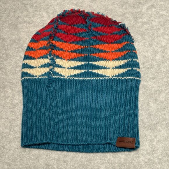 Pendleton Beanie Hat Small Blue Wool - Picture 7 of 8